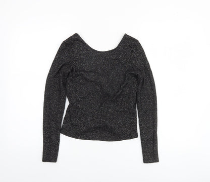 Womens UK Size XS Zara Black Pullover Jumper