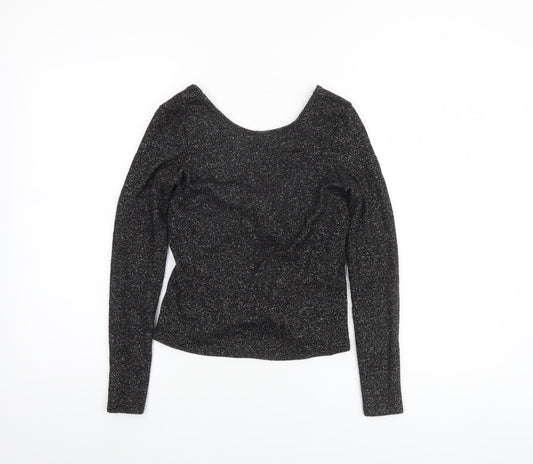 Womens UK Size XS Zara Black Pullover Jumper