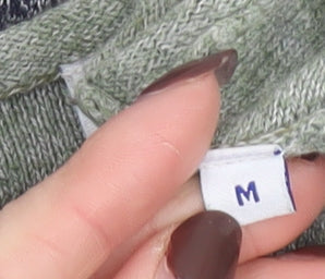 Jack & Jones Men's Multicoloured Striped Cotton Crew Neck Jumper Size M