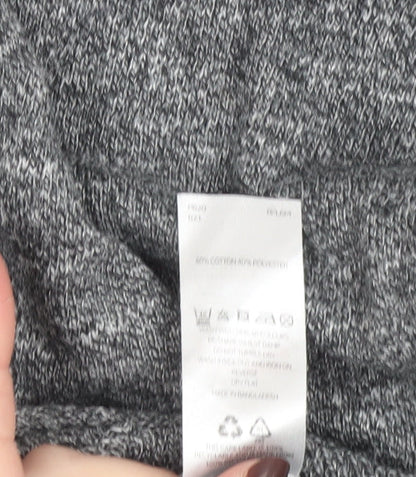 Very Man Mens Grey Cotton Blend Long Sleeve Pullover Jumper L