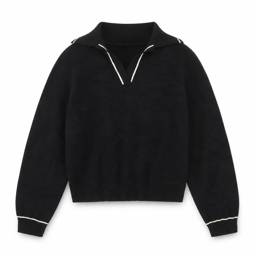 Womens UK Size S MNG Black Pullover Jumper