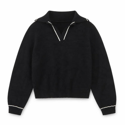 Womens UK Size S MNG Black Pullover Jumper