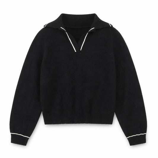 Womens UK Size S MNG Black Pullover Jumper