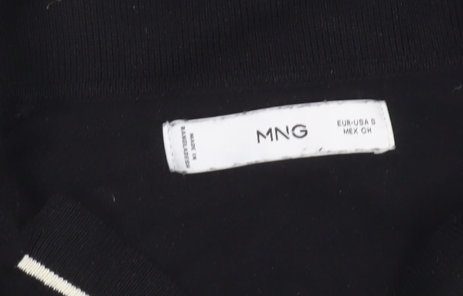 Womens UK Size S MNG Black Pullover Jumper