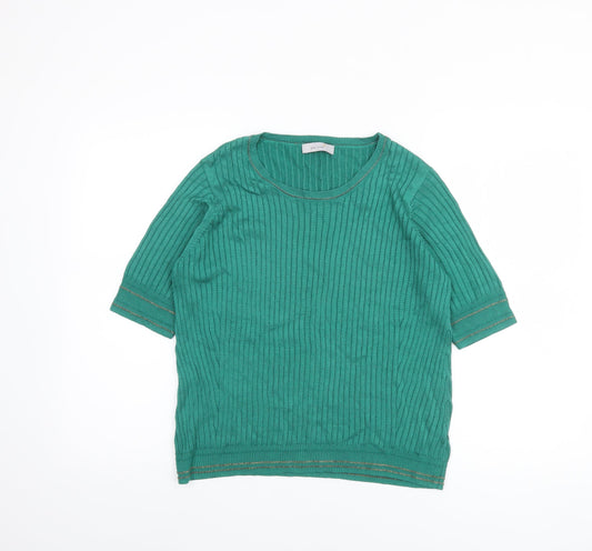 Womens UK Size 16 Marks and Spencer Green Pullover Jumper