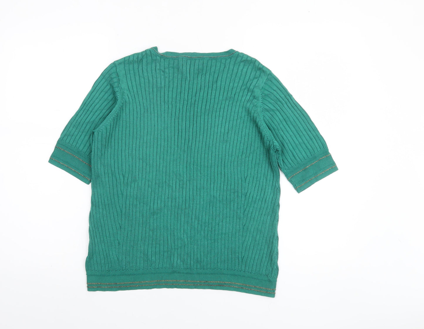 Womens UK Size 16 Marks and Spencer Green Pullover Jumper