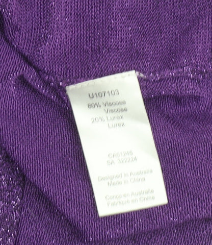 Womens UK Size L GRAB denim Fit & Flare Dress