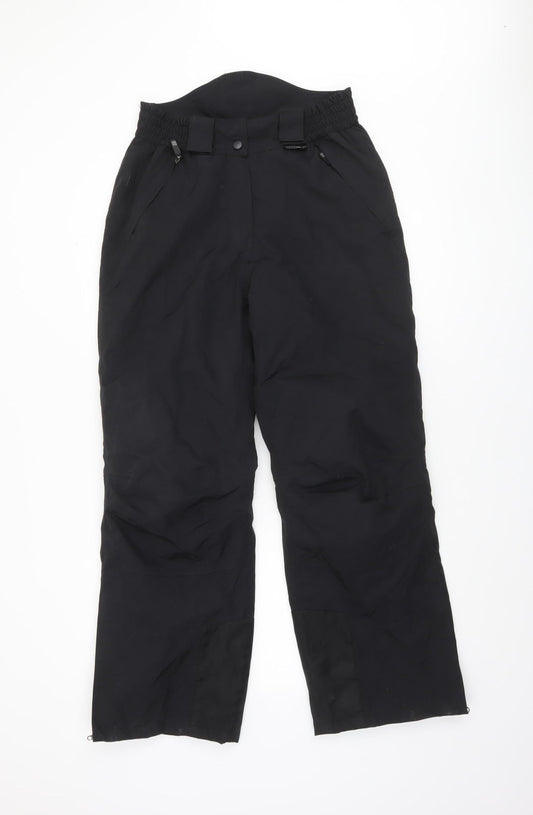 Crane Women’s Black Small 8-10 Waterproof Insulated Snow Pants