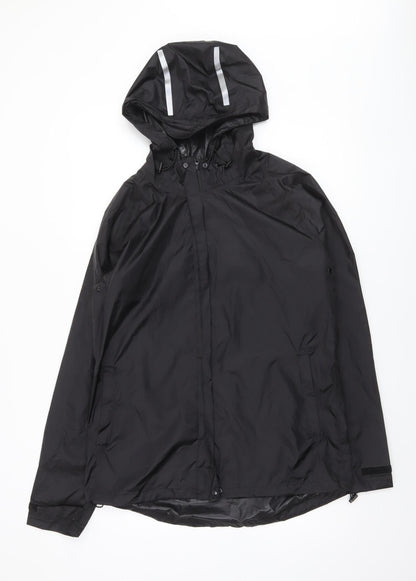 Mens UK Size S ROCKBROS Black Rain Coat