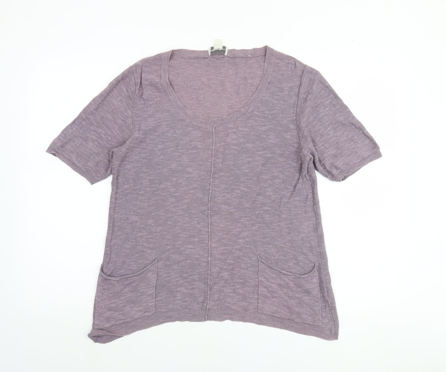 Womens UK Size 12 Peter Hahn Purple Pullover Jumper