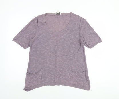Womens UK Size 12 Peter Hahn Purple Pullover Jumper