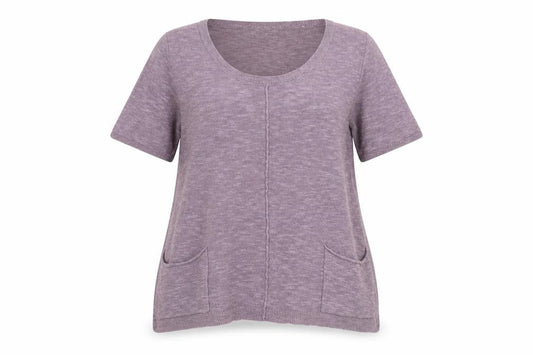 Womens UK Size 12 Peter Hahn Purple Pullover Jumper