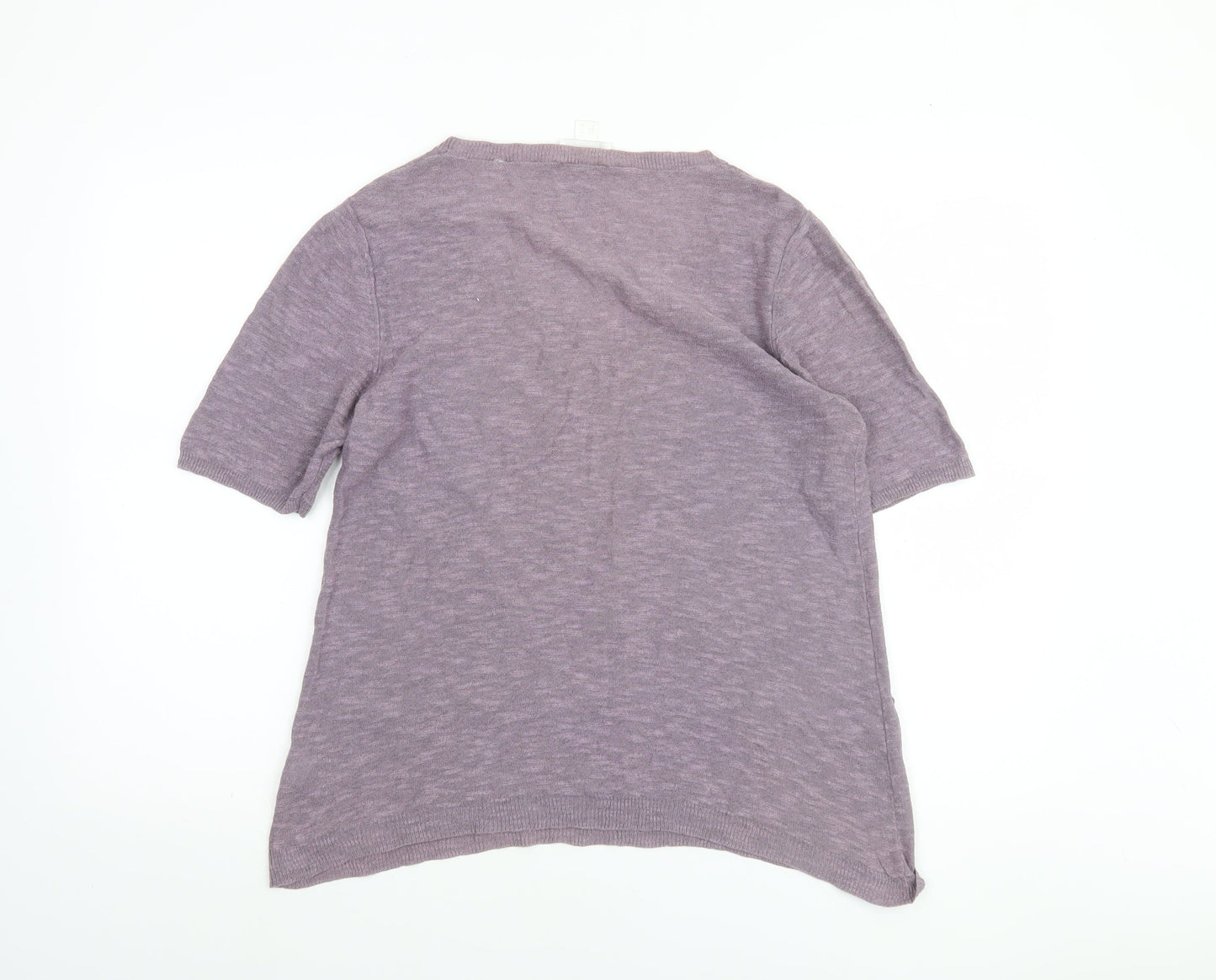 Womens UK Size 12 Peter Hahn Purple Pullover Jumper