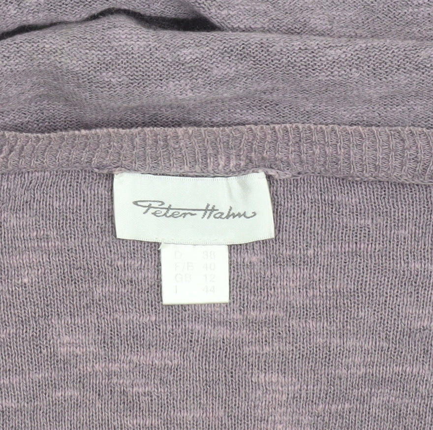 Womens UK Size 12 Peter Hahn Purple Pullover Jumper
