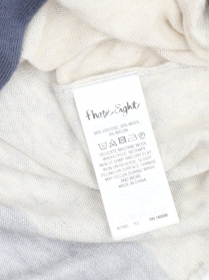Womens UK Size S Phase Eight Multicoloured Pullover Jumper