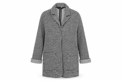 Womens UK Size 6 F&F Black Overcoat