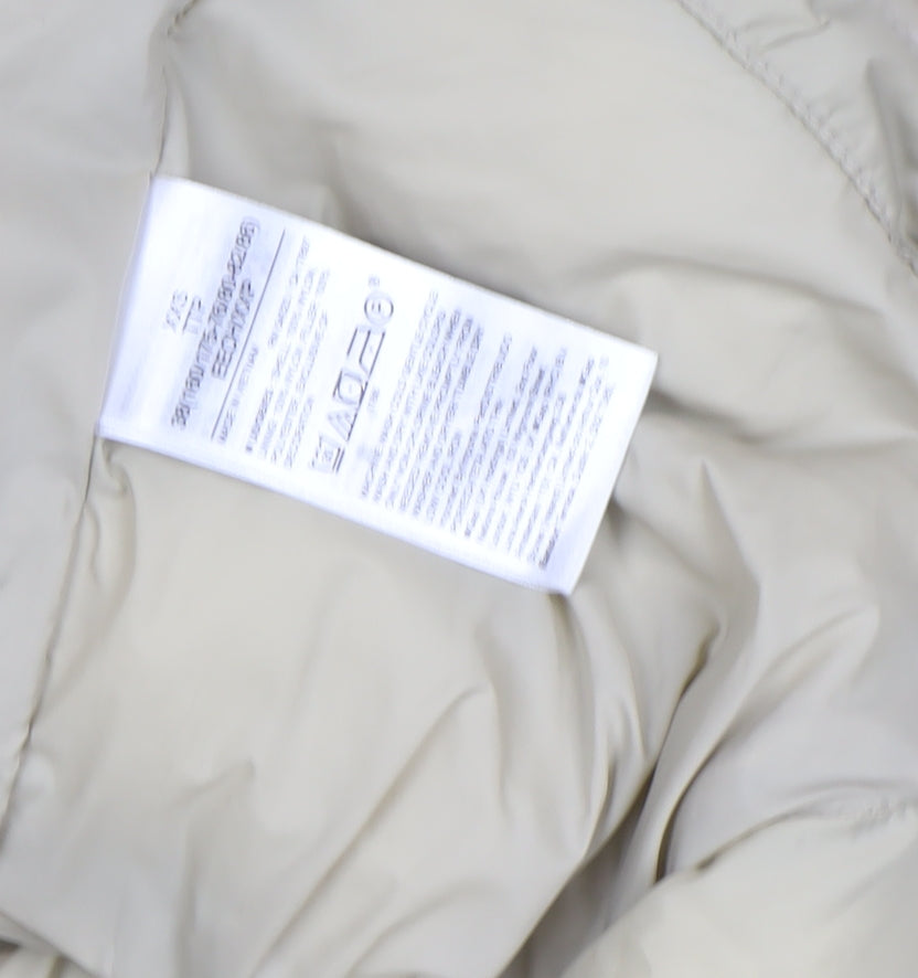 GAP Womens Beige 2XS Puffer Jacket ColdControl Water Resistant