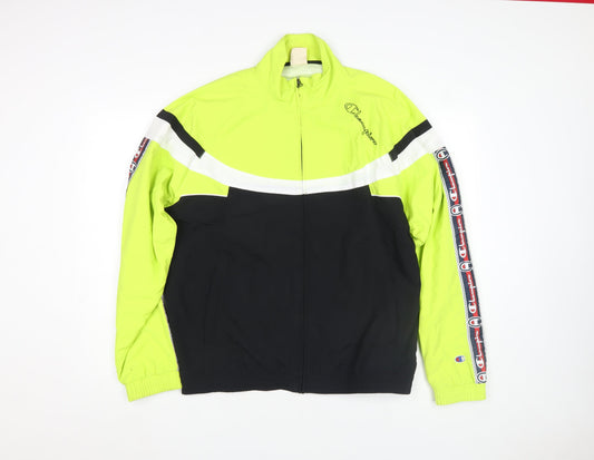 Champion Men's Multicoloured L Track Jacket Lightweight Polyester