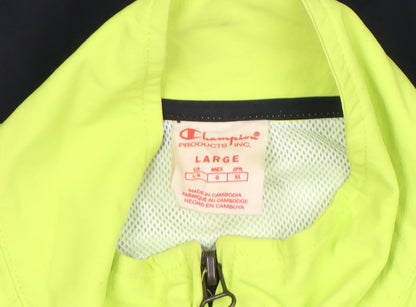 Champion Men's Multicoloured L Track Jacket Lightweight Polyester