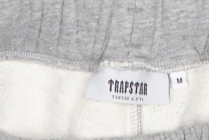 Trapstar Men's Grey Fleece Jogger Sweatpants M Tapered Fit