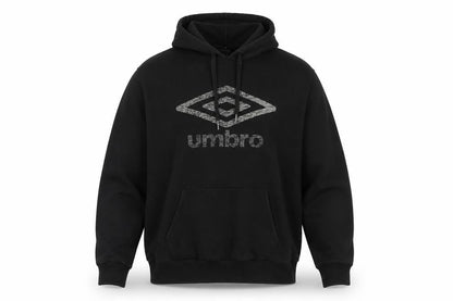Mens UK Size XL Umbro Black Pullover Hoodie