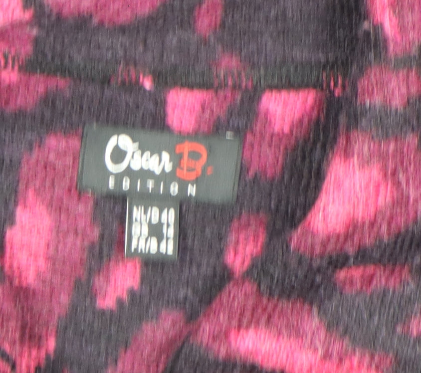 Oscar B. Women’s Multicoloured Wool Blend Short Jacket Size 12
