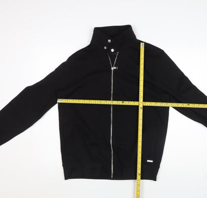Mens UK Size M Threadbare Black Basic Jacket