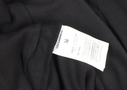 Mens UK Size M Threadbare Black Basic Jacket