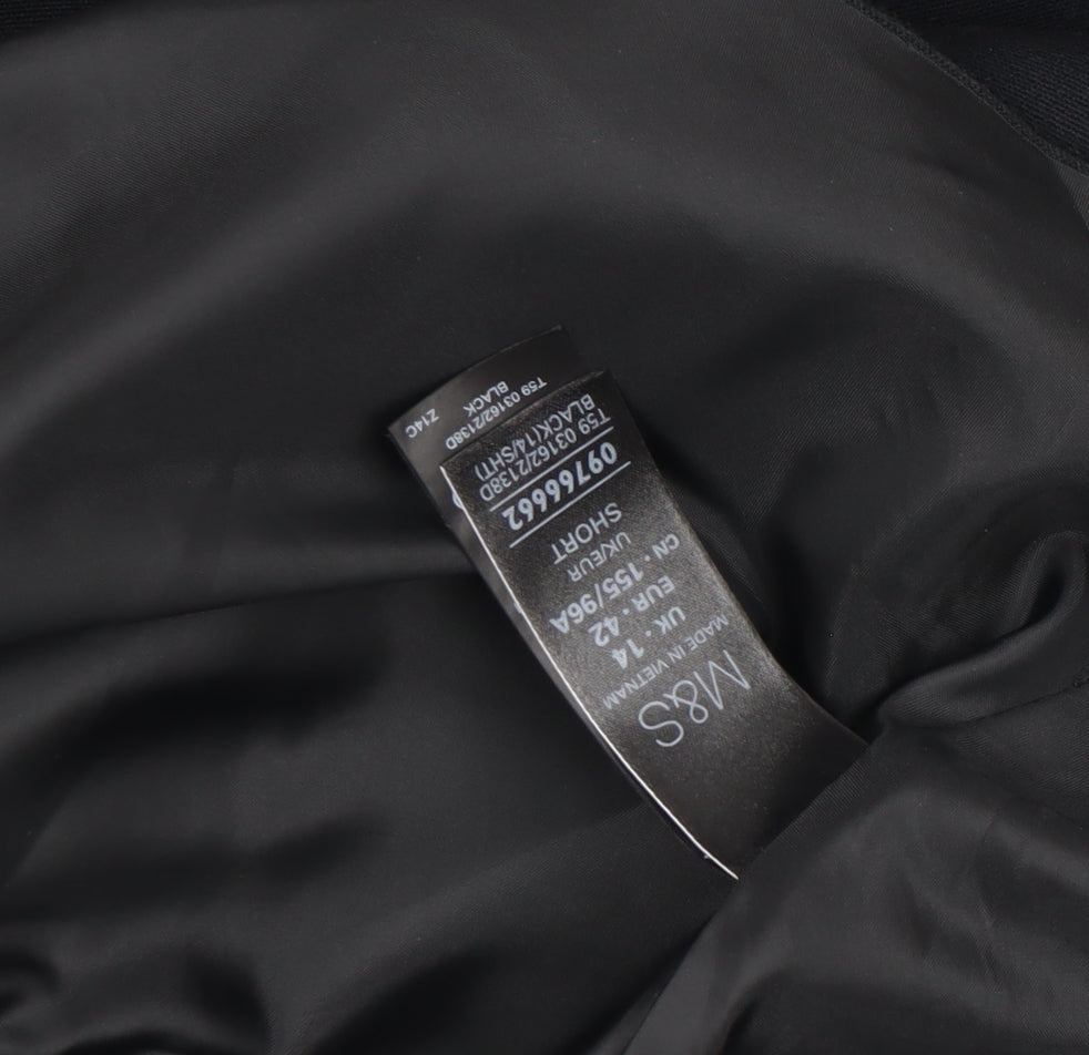 Marks and Spencer Women’s Black Size 14 Sleeveless Pencil Dress