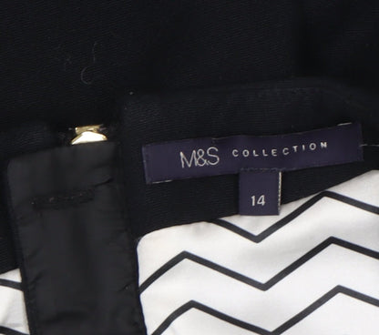 Marks and Spencer Women’s Black Size 14 Sleeveless Pencil Dress