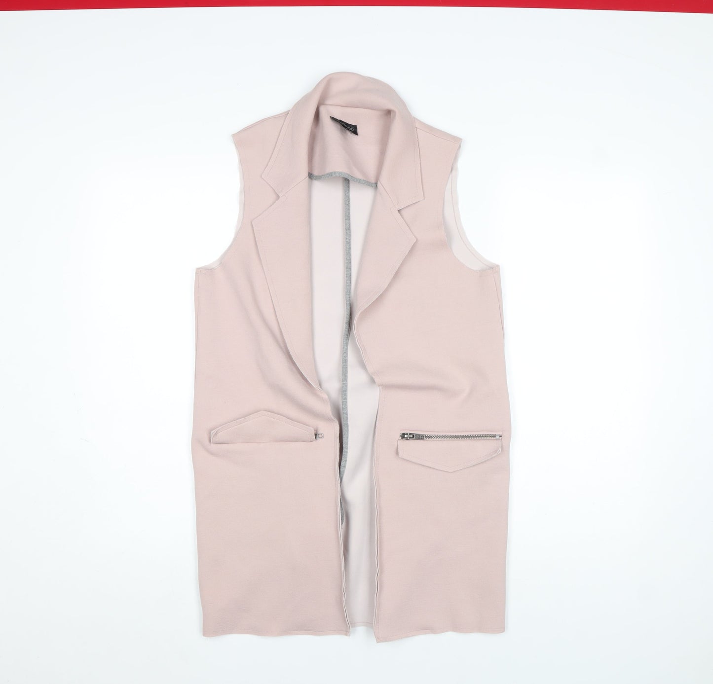 Womens UK Size 8 Topshop Pink Basic Jacket