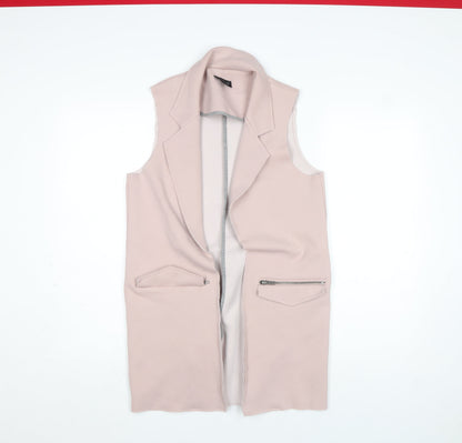 Womens UK Size 8 Topshop Pink Basic Jacket