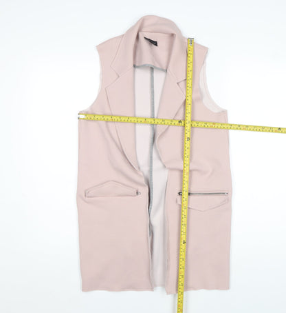 Womens UK Size 8 Topshop Pink Basic Jacket