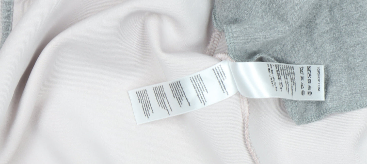 Womens UK Size 8 Topshop Pink Basic Jacket