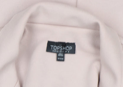 Womens UK Size 8 Topshop Pink Basic Jacket