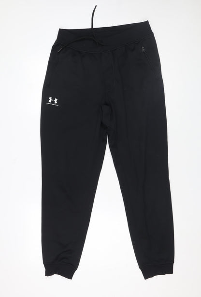 Under Armour Men's Black L Jogger Trousers with Zip Pocket