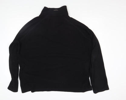 Trespass Men's Black 3XL Fleece 1/4 Zip Pullover Activewear Top