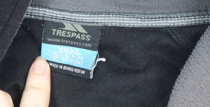 Trespass Men's Black 3XL Fleece 1/4 Zip Pullover Activewear Top
