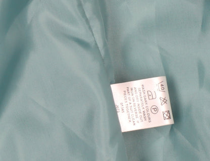 EWM Women Blue Size 20 Regular Fit Notch Lapel Lined Blazer