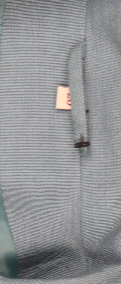 EWM Women Blue Size 20 Regular Fit Notch Lapel Lined Blazer