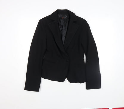 Womens UK Size 14 Mariella Rosati Regular Black Blazer