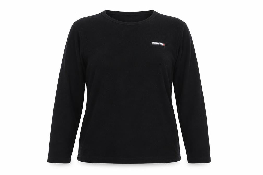 Womens UK Size M Campri Black Basic T-Shirt