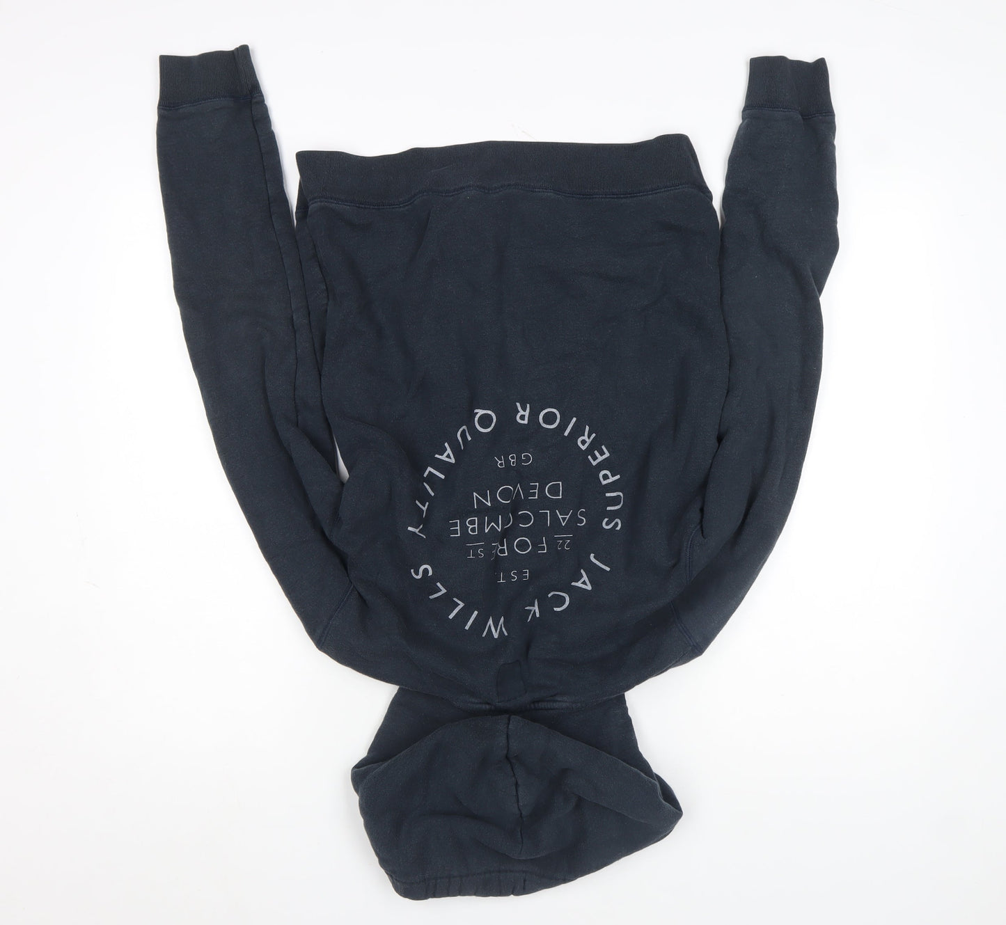 Womens UK Size 12 Jack Wills Blue Pullover Hoodie
