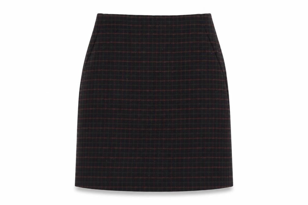 Womens UK Size 10 Uniqlo Straight & Pencil Twill Skirt