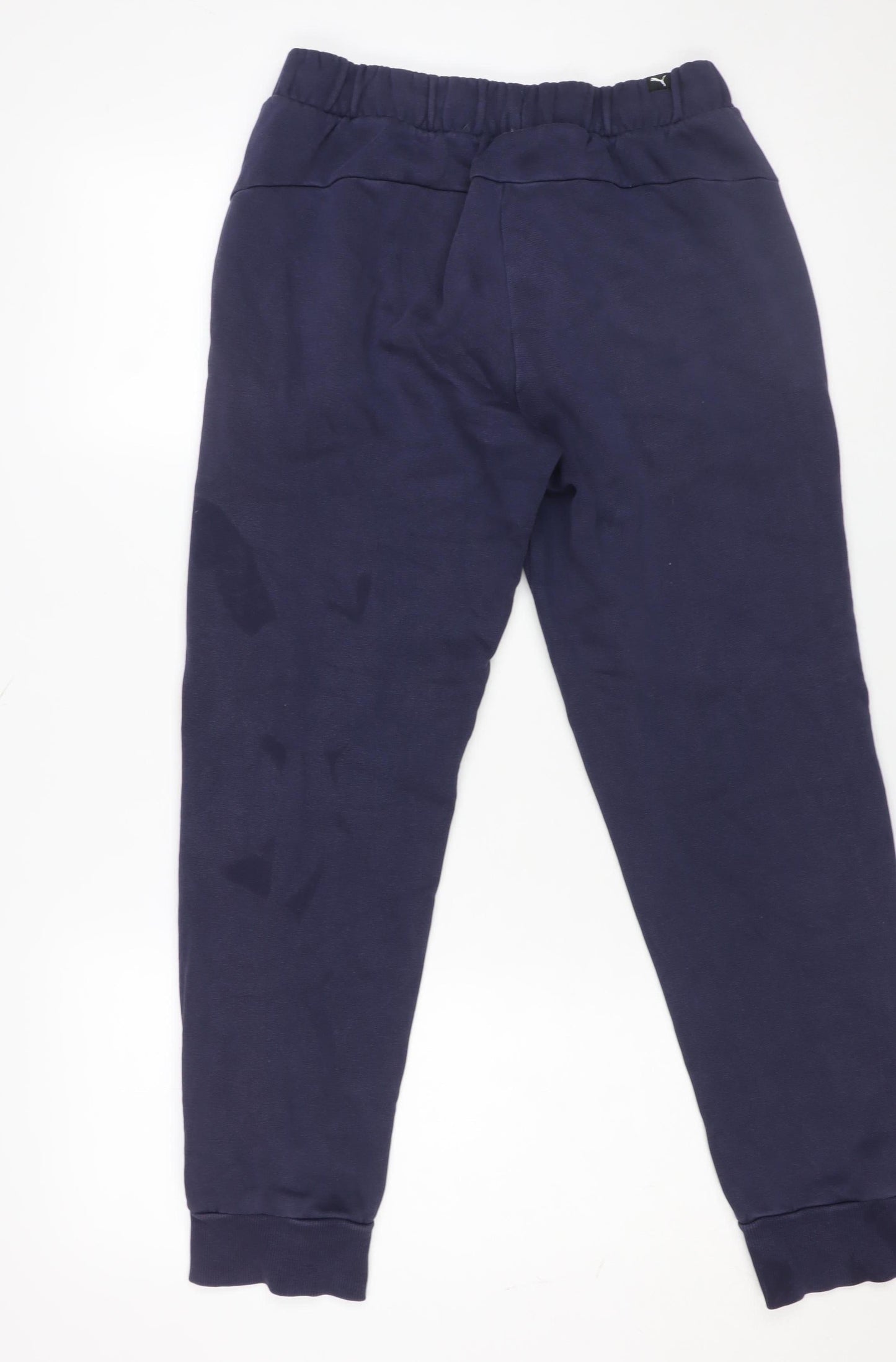 Puma Men’s Blue Jogger Sweatpants S Regular Fit Activewear Trousers