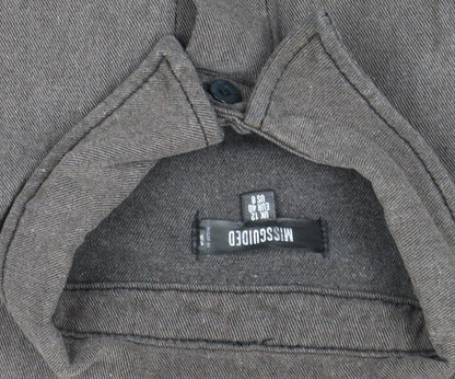 Womens UK Size 12 Missguided Grey Shacket