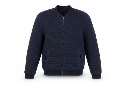 Mens UK Size M Topman Blue Bomber Jacket