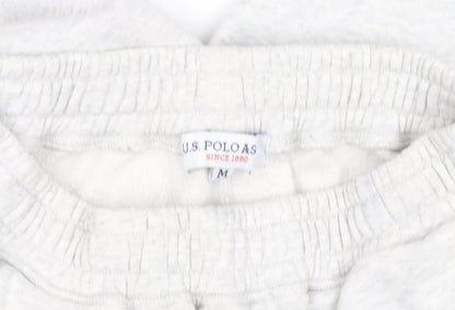 U.S. Polo Assn Men's Grey Sweatpants M Elastic Waist Jogger Fleece