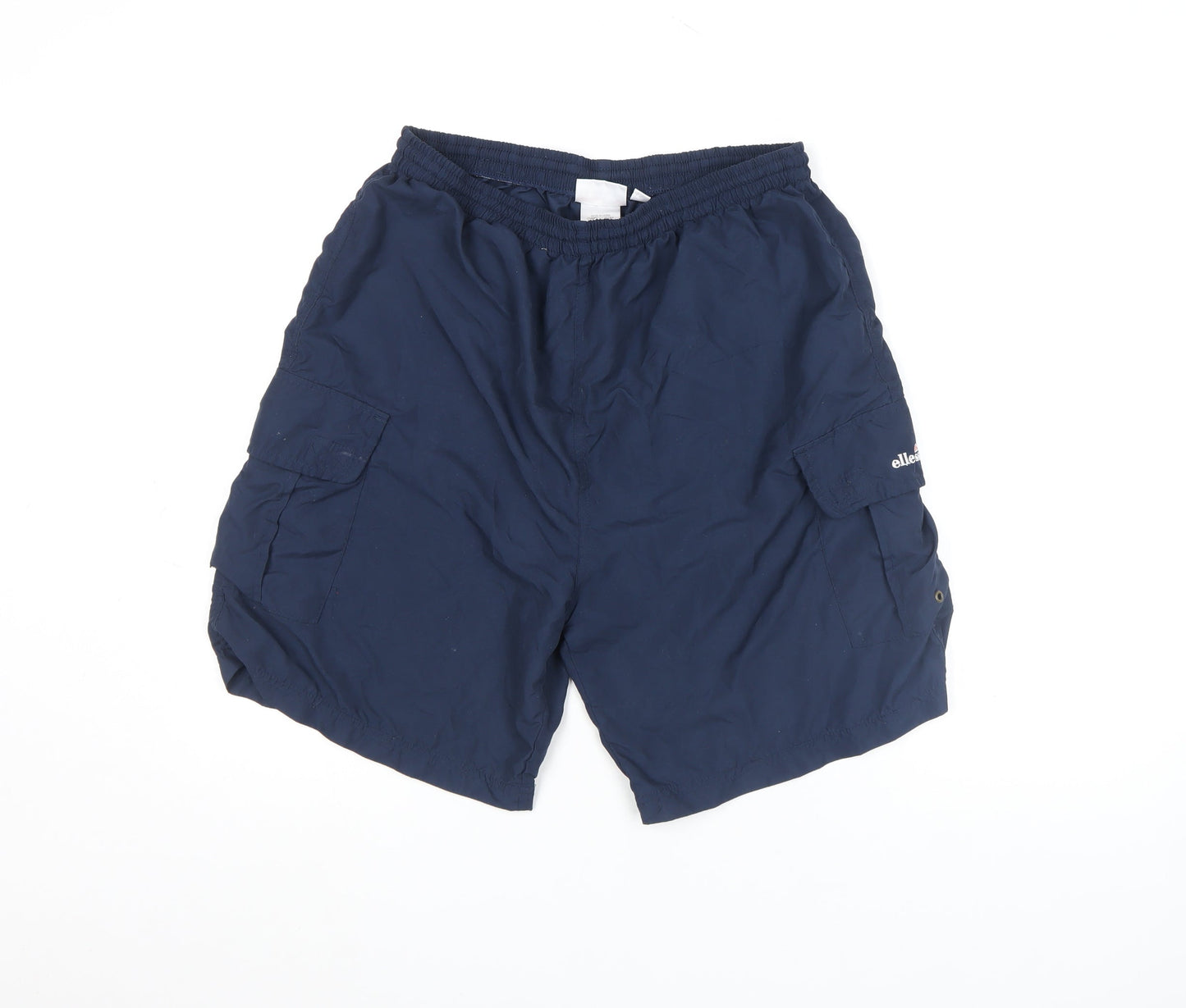 Ellesse Men's Blue Athletic Sports Shorts M Quick Dry Lightweight