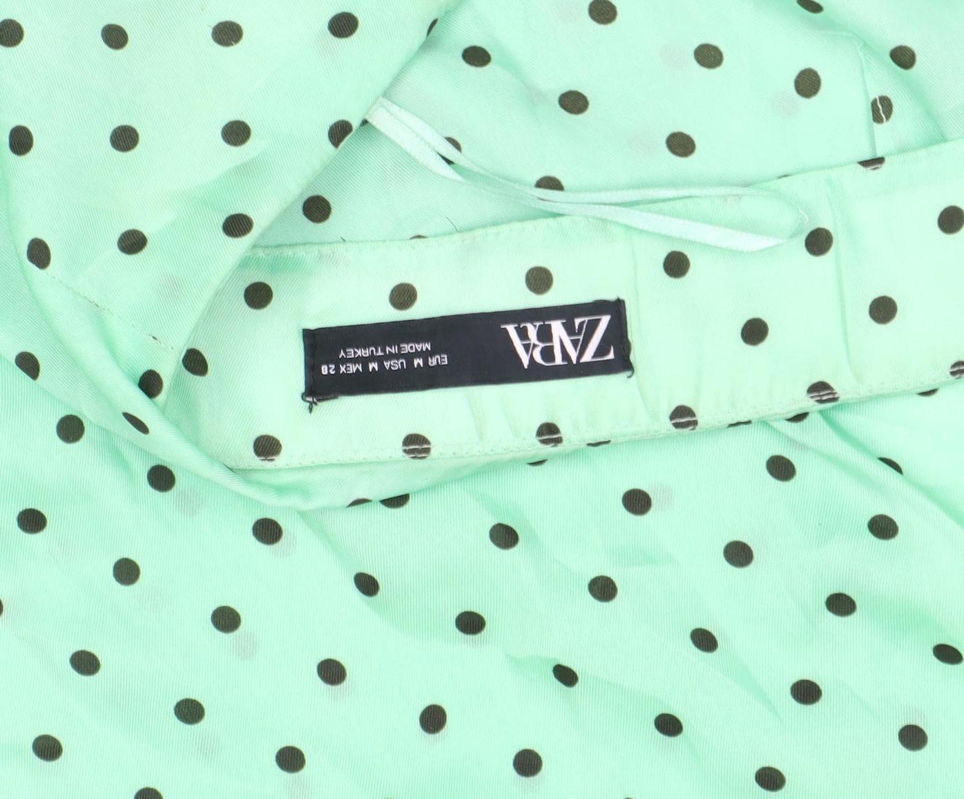 Womens UK Size M Zara Wrap Chiffon Skirt